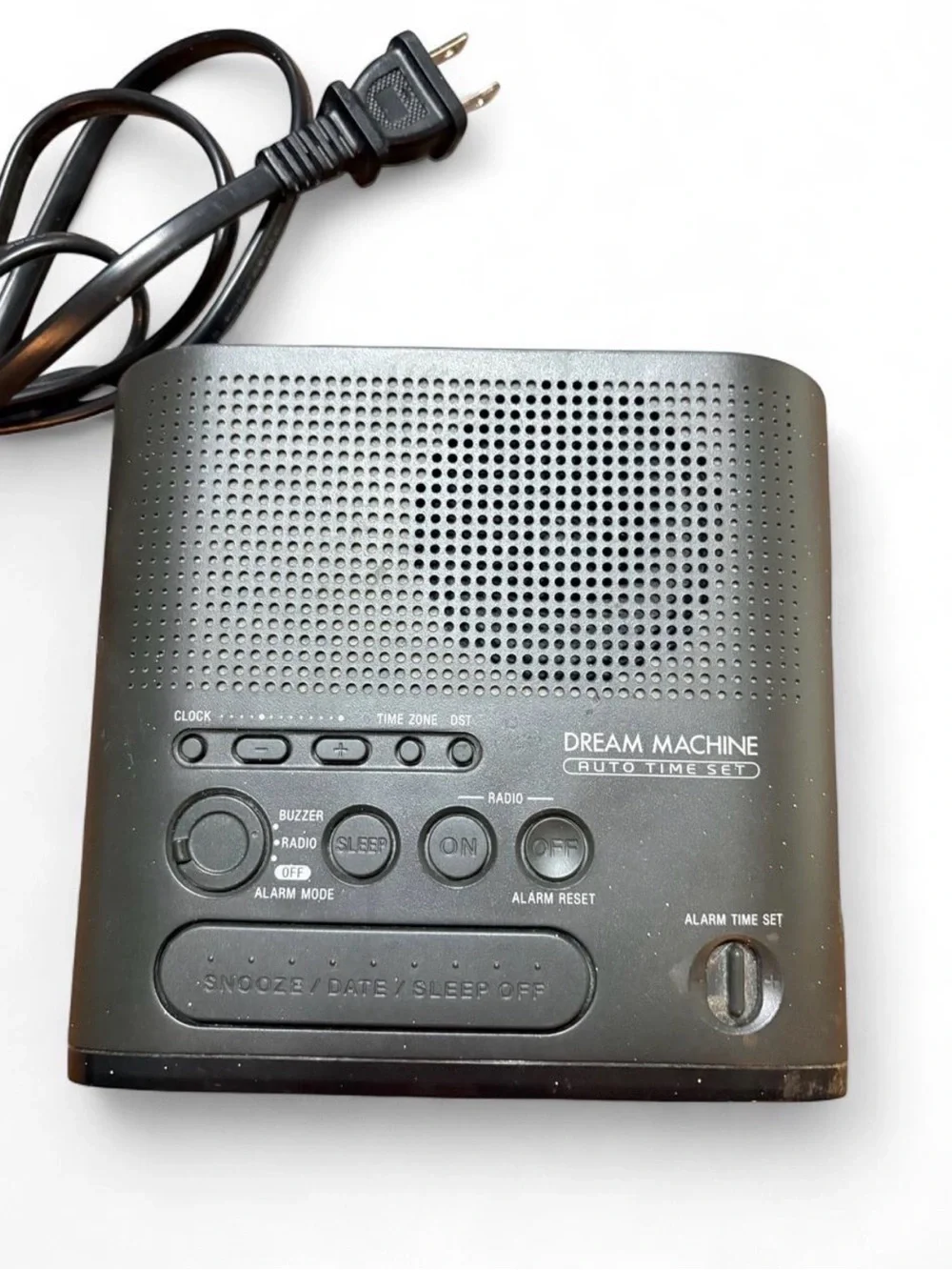 Sony Dream Machine AM/FM Alarm Clock Radio Auto Time Set Tested
